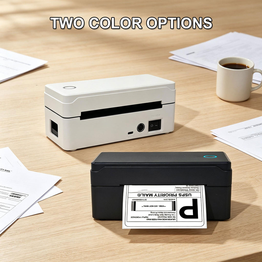 NPRINT  USB + Bluetooth Thermal Label Printer using COMPUTER as well as Mobile Phone Using App which can print 4×6,3x5,2x1,4x4 Adjustable Size 203 DPI,Compatible windows and mac for Shipping Barcode Label Ecommerce 1 Yr Warranty