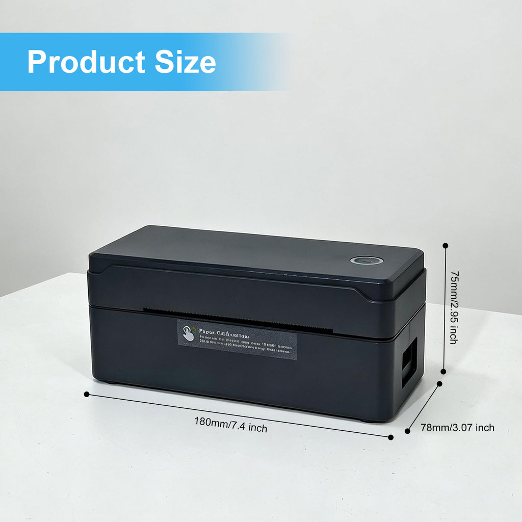 NPRINT  USB + Bluetooth Thermal Label Printer using COMPUTER as well as Mobile Phone Using App which can print 4×6,3x5,2x1,4x4 Adjustable Size 203 DPI,Compatible windows and mac for Shipping Barcode Label Ecommerce 1 Yr Warranty