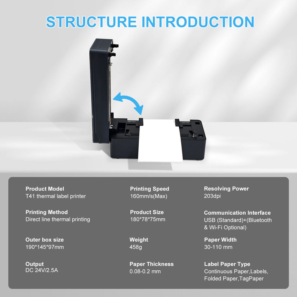 NPRINT  USB + Bluetooth Thermal Label Printer using COMPUTER as well as Mobile Phone Using App which can print 4×6,3x5,2x1,4x4 Adjustable Size 203 DPI,Compatible windows and mac for Shipping Barcode Label Ecommerce 1 Yr Warranty